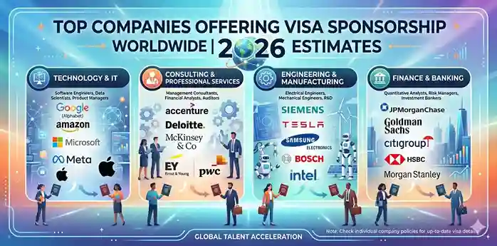 Top Companies Offering Visa Sponsorship Worldwide in 2026