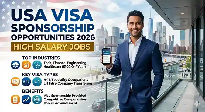 USA Visa Sponsorship Opportunities 2026 (High Salary Jobs)